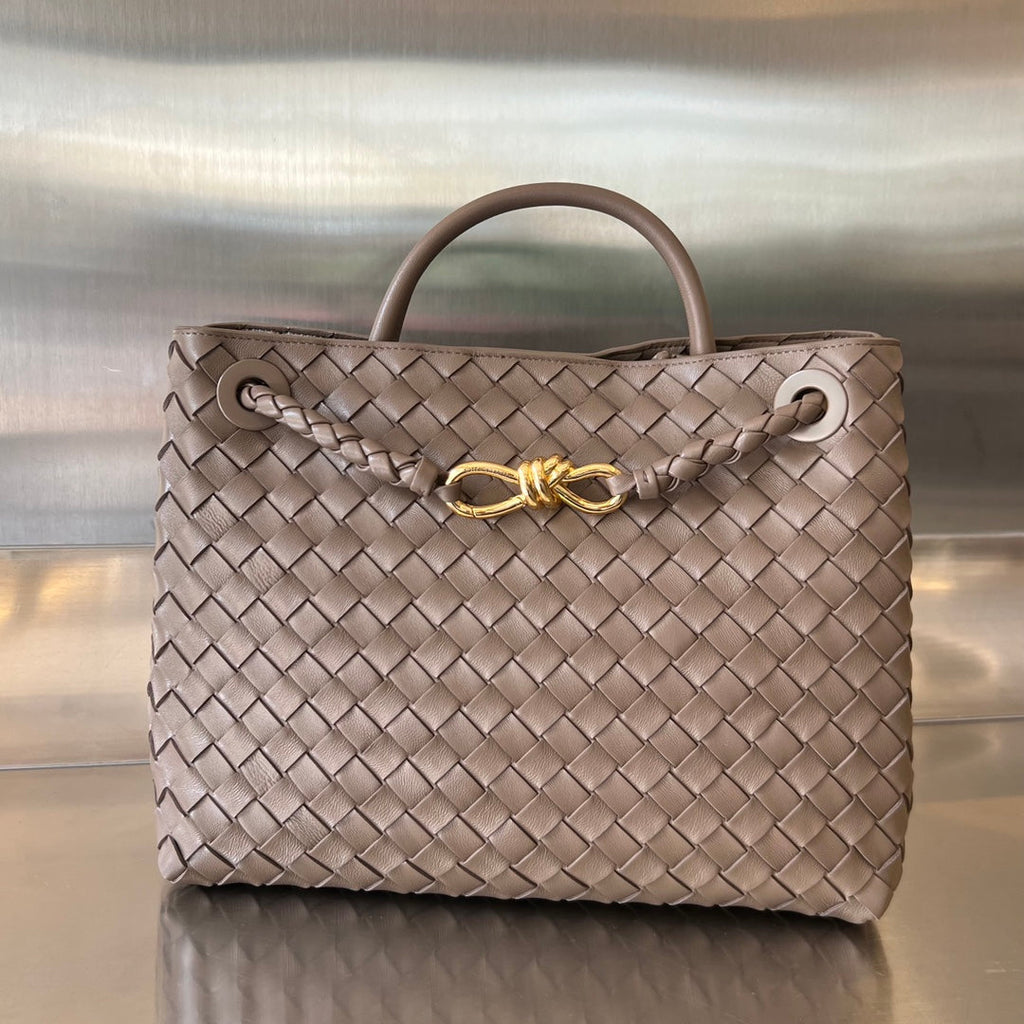 Bottega Veneta Medium Andiamo 32cm Chocolate Lambskin Bag