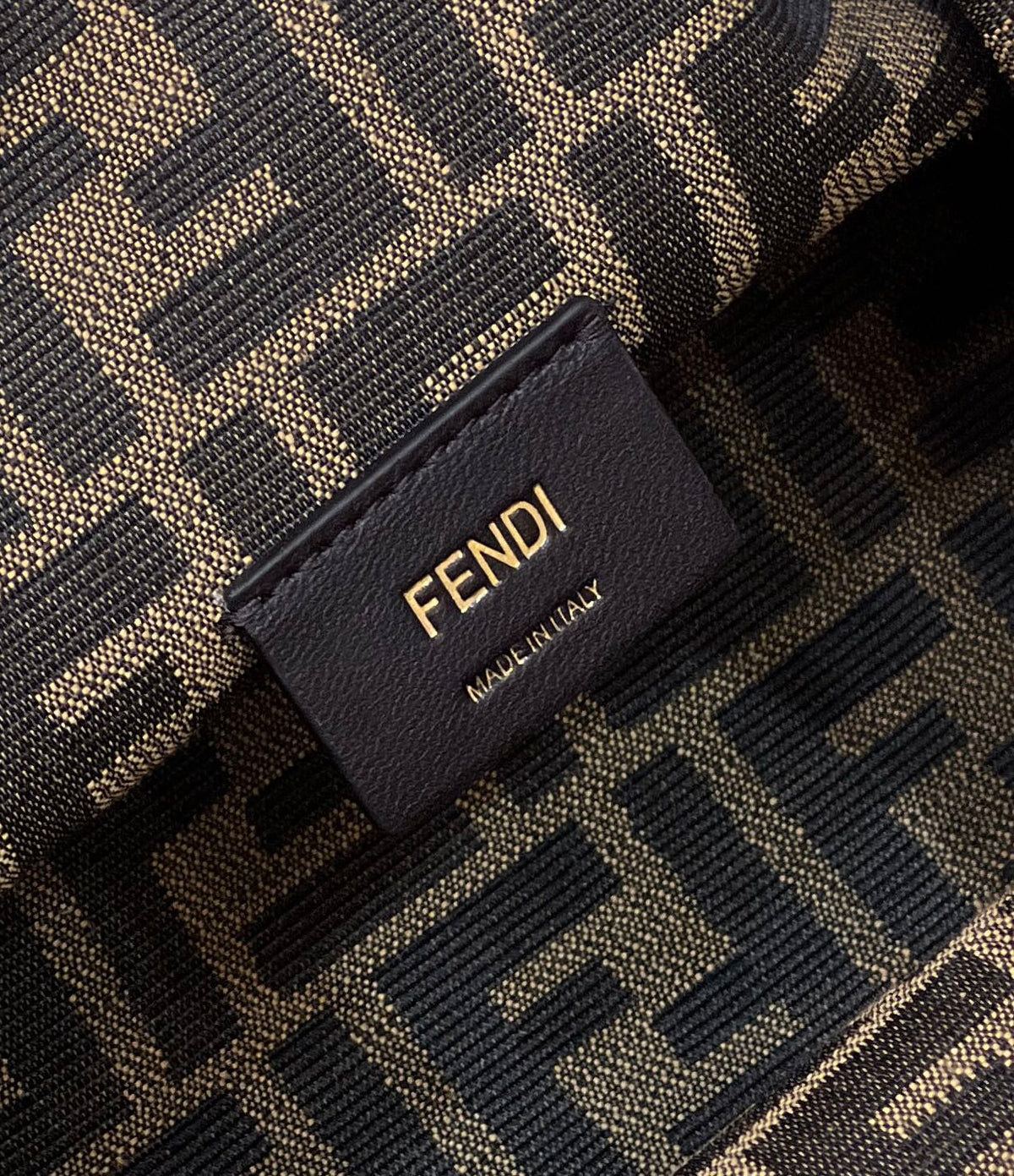 Fendi First Small 26 Coffee Brown Leather Bag with Exotic Details