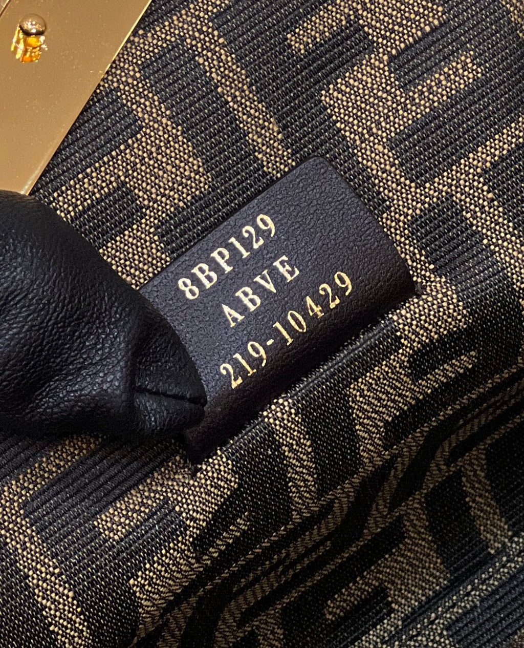 Fendi First Small 26 Coffee Brown Leather Bag with Exotic Details