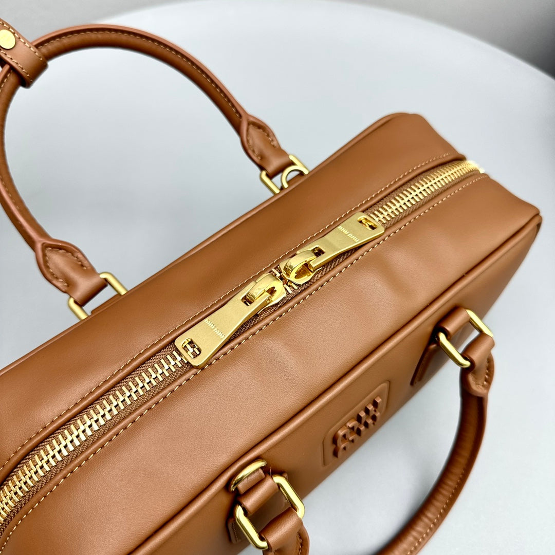 Arcadie 27 Bag in Cinnamon Brown Calfskin