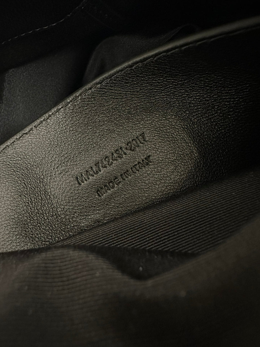 Saint Laurent Jamie 43 Large Lambskin Black Bag