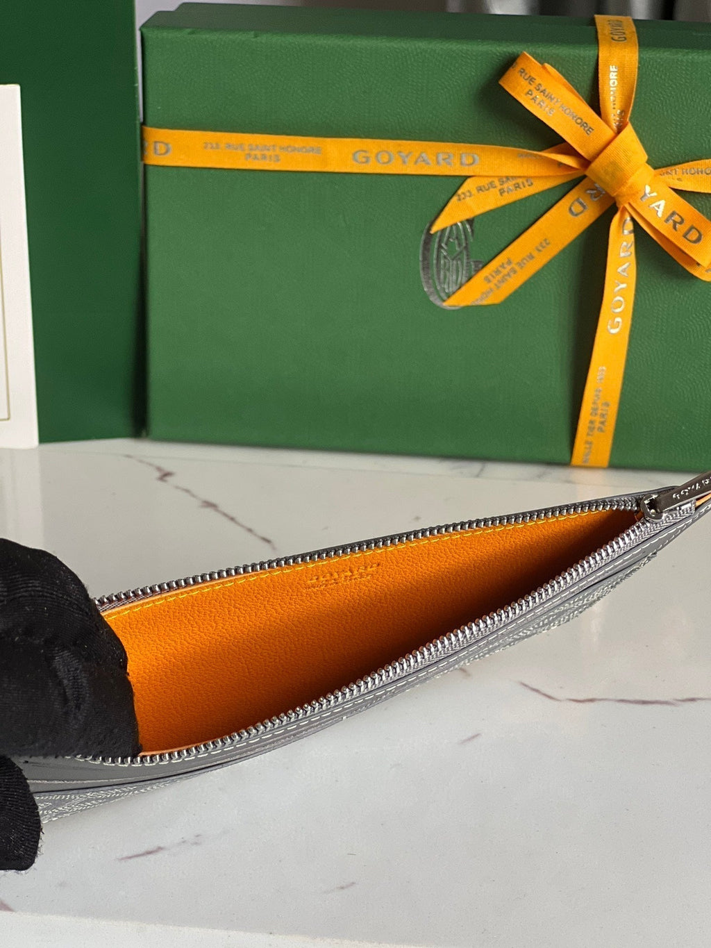 Goyard Insert Louise 21 in Grey Goyardine Canvas Bag