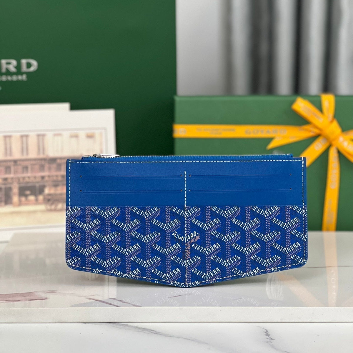 Goyard Insert Louise 21 in Tory Blue Goyardine Canvas Bag