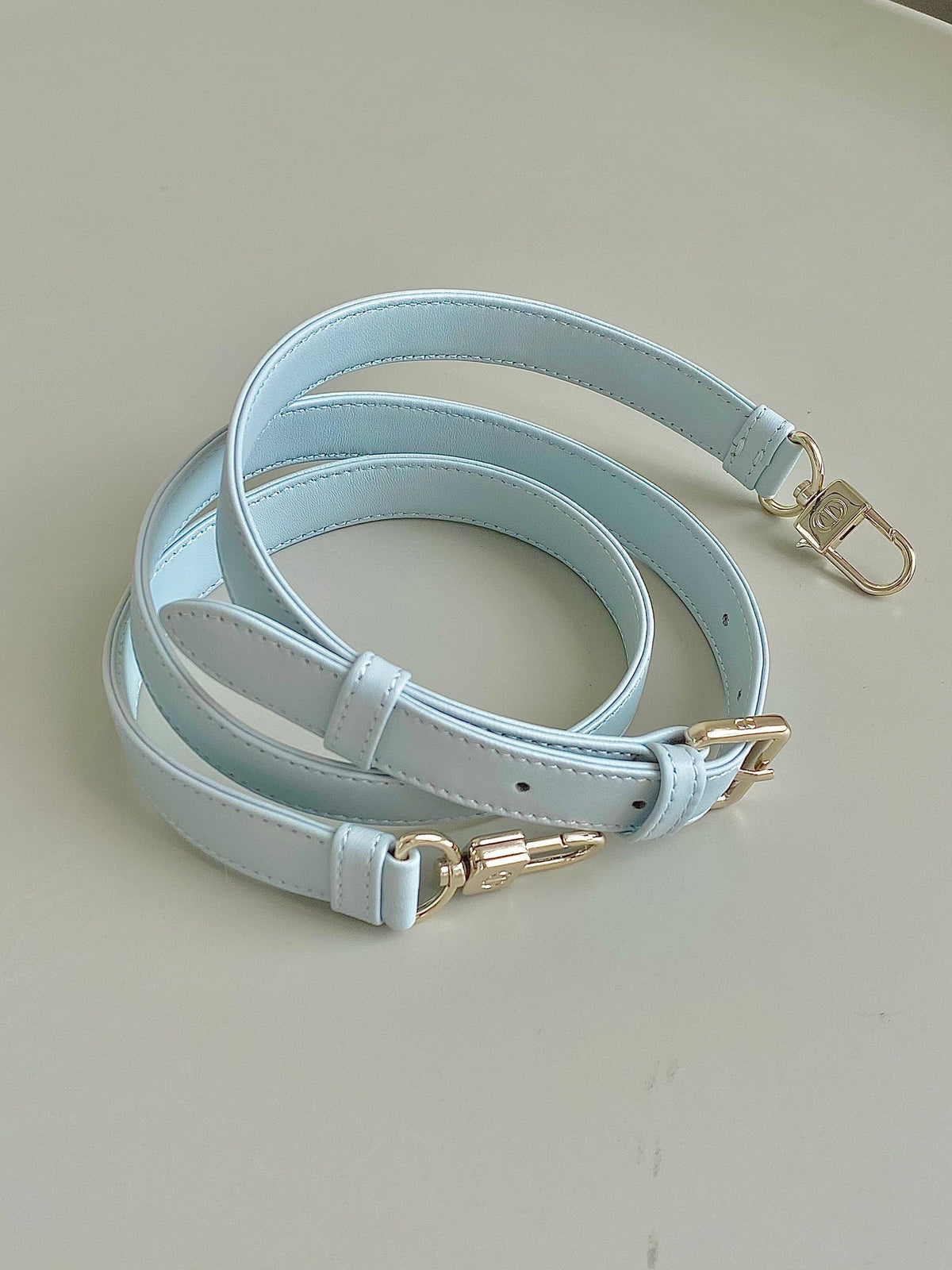 Dior D-Joy Bag 22 in Light Blue Lambskin