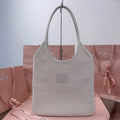 Ivy Tote Bag 40 in White Corduroy