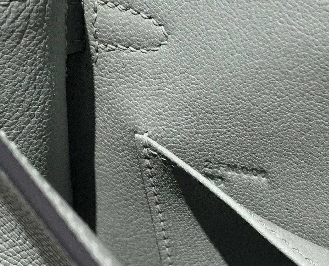 Hermes Kelly Mini 20 Medium Grey Epsom Gold Hardware Bag