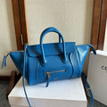 Celine 25S New Luggage 36mm in Dark Blue Calfskin Gold Hardware Bag