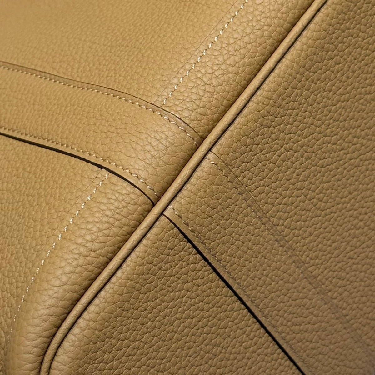 Hermes 25S Garden Party 30 in Caramel Calfskin Bag
