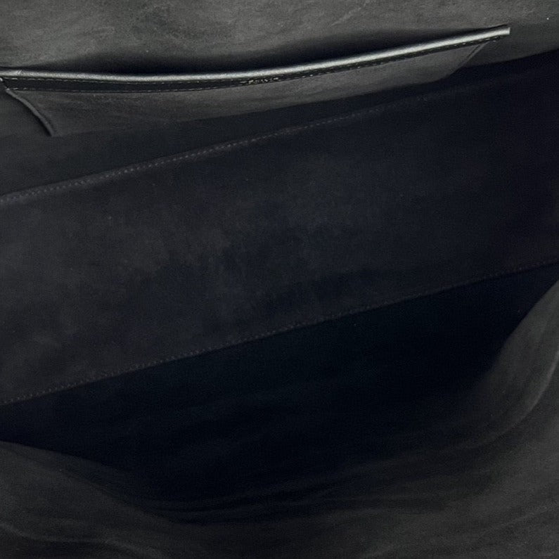 Celine Cuir Triomphe 44 Black Calfskin Bag