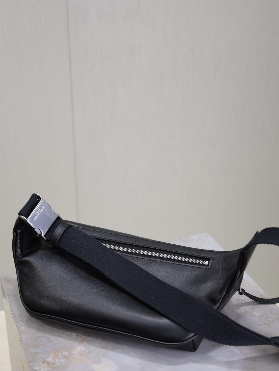 Saint Laurent Classic Crossbody Bag 26 in Black Lambskin